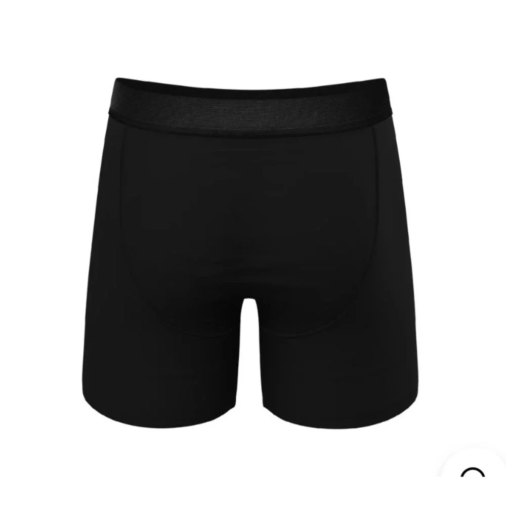 Shinesty Ball Hammock Boxer Briefs Fly Threat Level Midnight Black Mens XL NEW